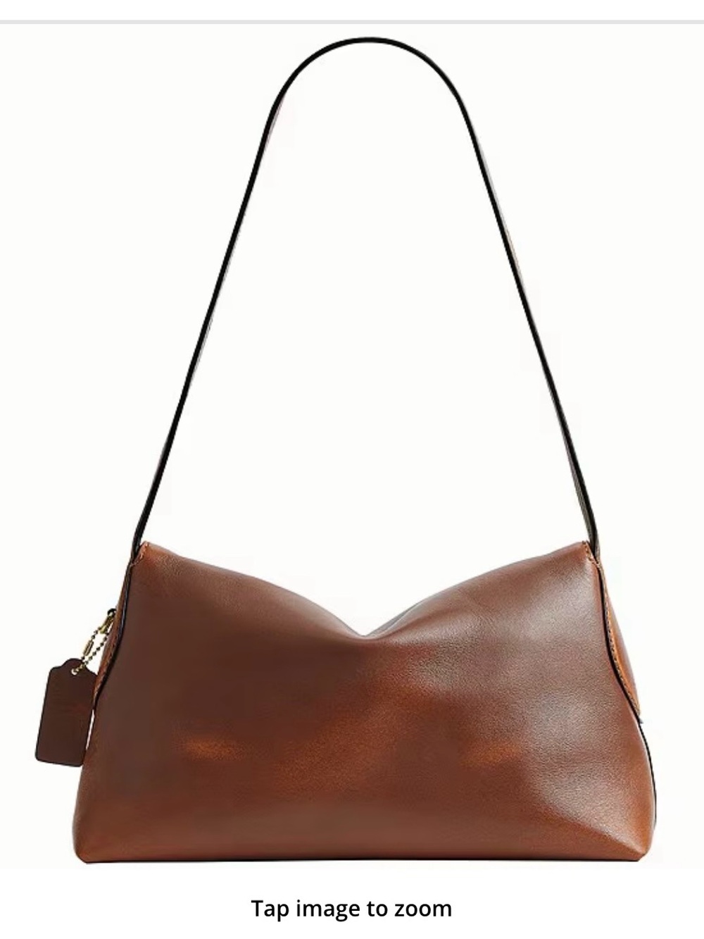 NWT Coach Loved Brown Leather Flap Shoulder Bag….part of Coach’s 8/5 drop - Picture 10 of 10